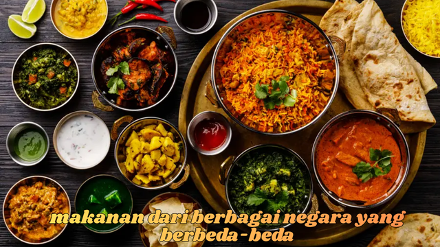 makanan dari berbagai negara